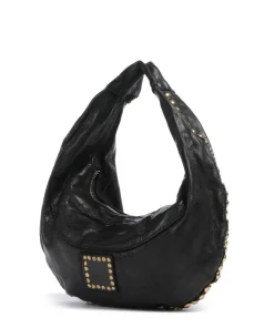 Campomaggi Shoulder Bags|Hobo Bags-Hobo bag fine grain cow leather