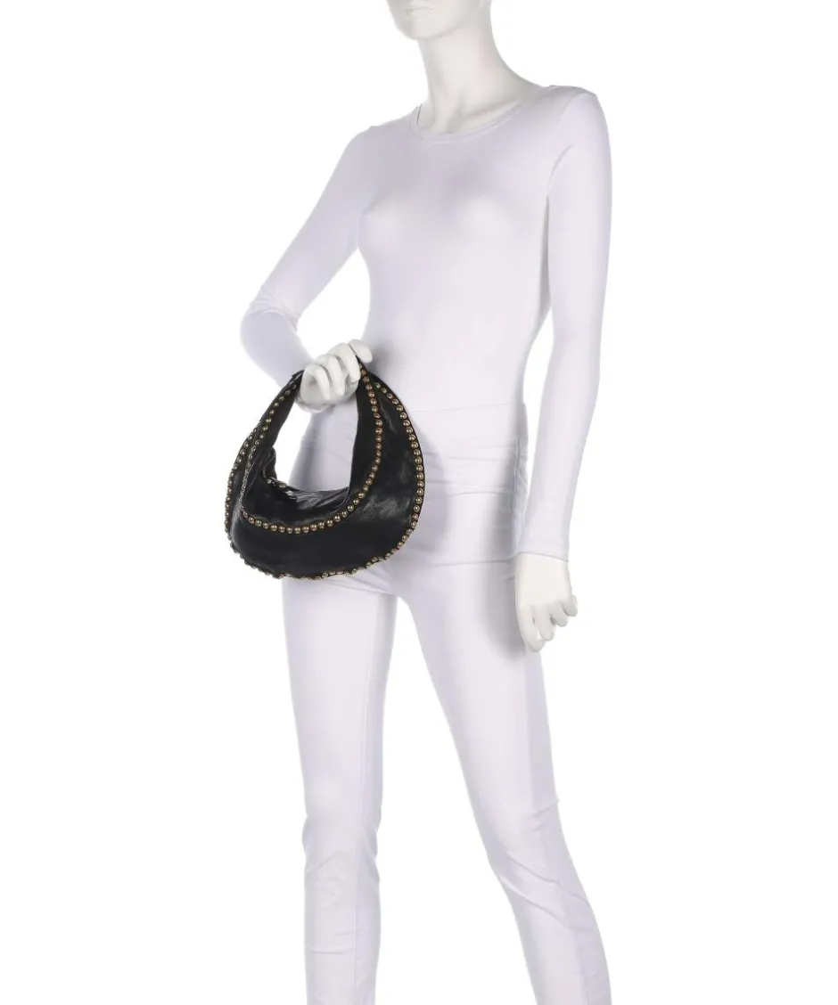 Campomaggi Shoulder Bags|Hobo Bags-Hobo bag fine grain cow leather