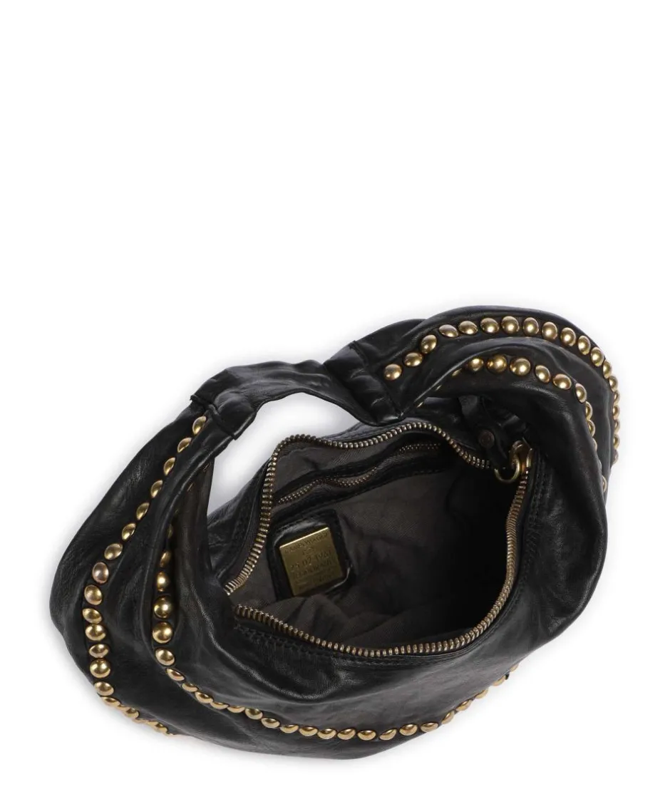 Campomaggi Shoulder Bags|Hobo Bags-Hobo bag fine grain cow leather