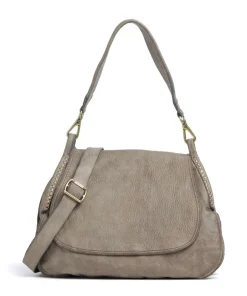 Campomaggi Shoulder Bags|Hobo Bags-Hobo bag fine grain cow leather