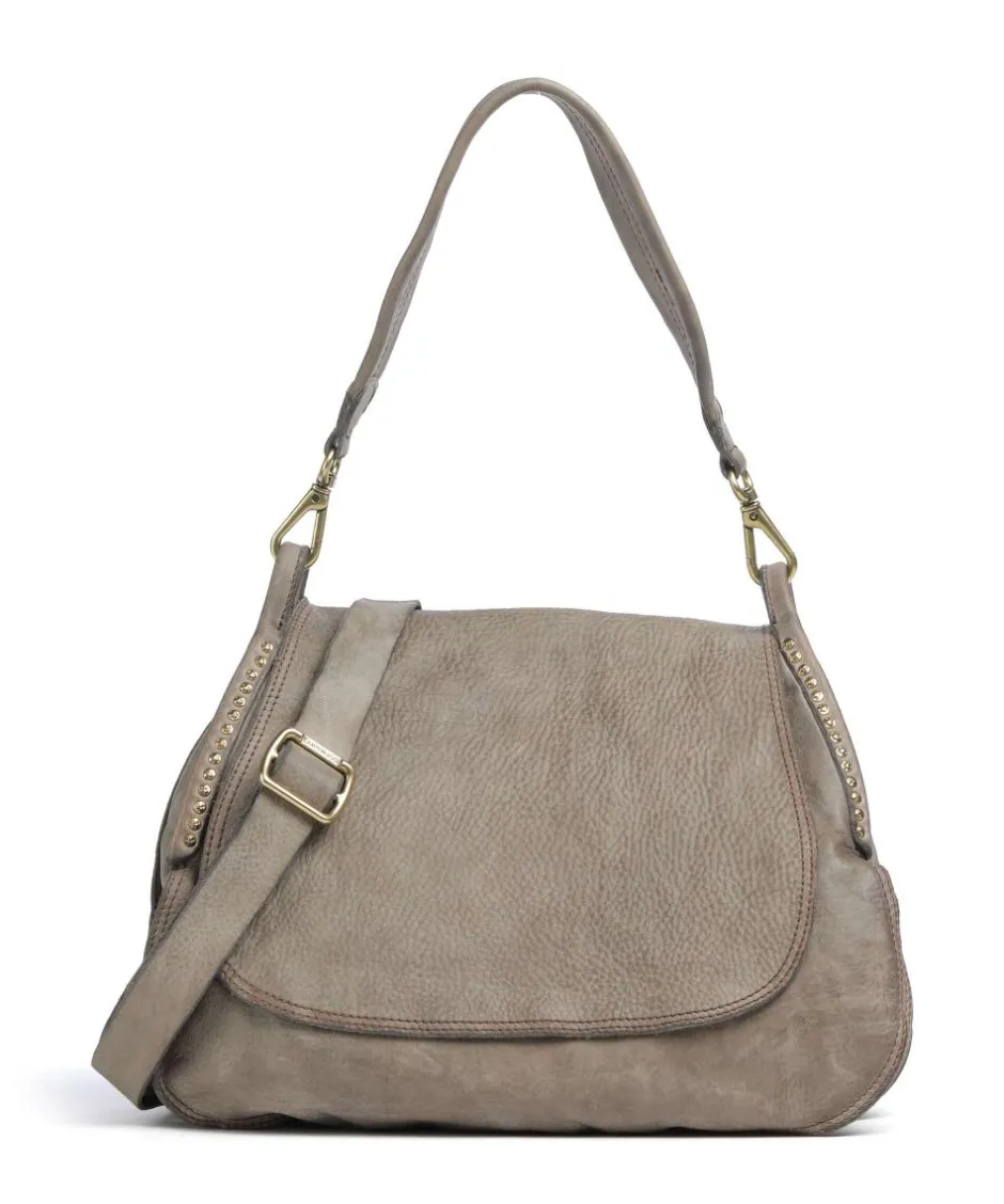 Campomaggi Shoulder Bags|Hobo Bags-Hobo bag fine grain cow leather