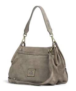 Campomaggi Shoulder Bags|Hobo Bags-Hobo bag fine grain cow leather