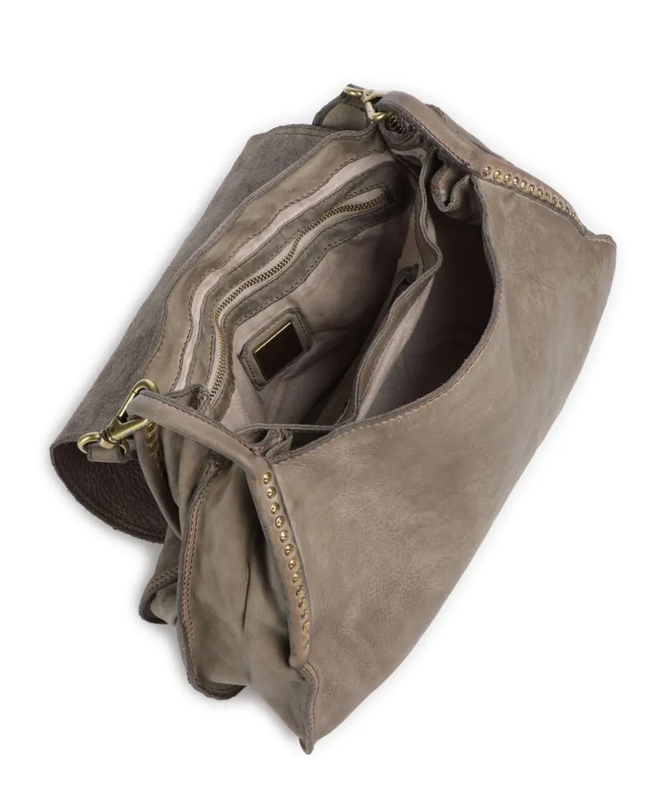 Campomaggi Shoulder Bags|Hobo Bags-Hobo bag fine grain cow leather