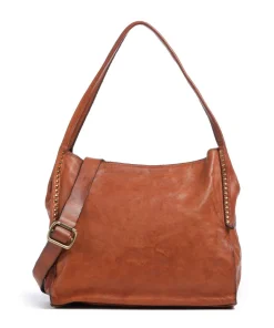 Campomaggi Shoulder Bags|Hobo Bags-Hobo bag fine grain cow leather