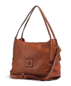 Campomaggi Shoulder Bags|Hobo Bags-Hobo bag fine grain cow leather
