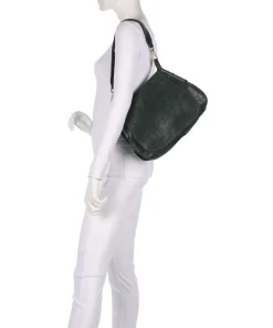 Campomaggi Shoulder Bags|Hobo Bags-Hobo bag fine grain cow leather