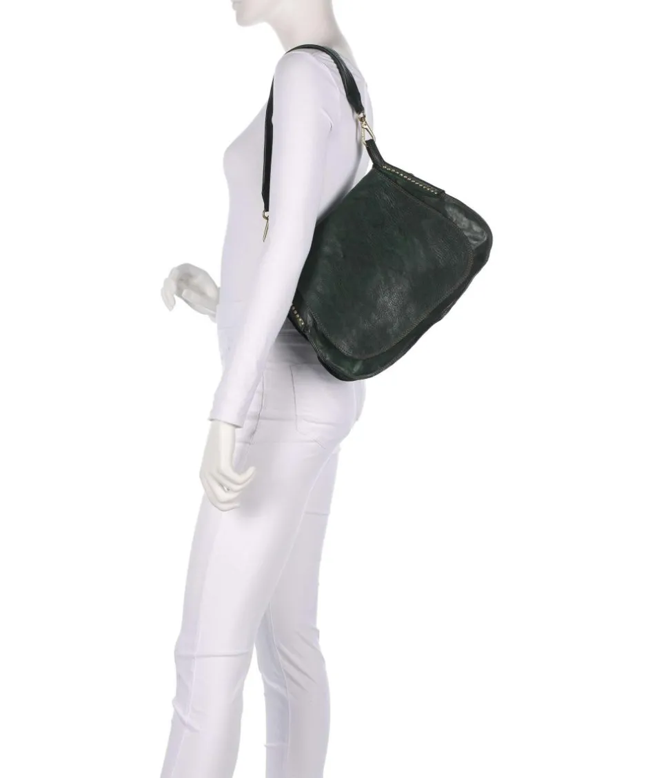 Campomaggi Shoulder Bags|Hobo Bags-Hobo bag fine grain cow leather