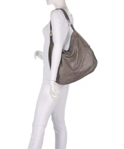 Campomaggi Shoulder Bags|Hobo Bags-Hobo bag fine grain cow leather