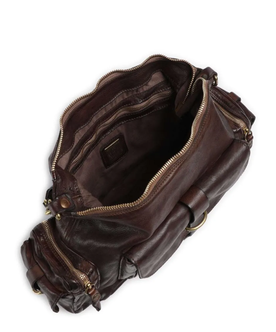 Campomaggi Shoulder Bags|Hobo Bags-Hobo bag grained cow leather
