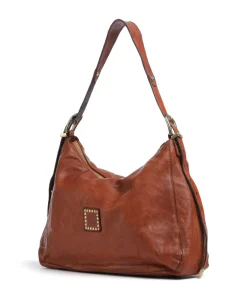 Campomaggi Shoulder Bags|Hobo Bags-Hobo bag grained cow leather