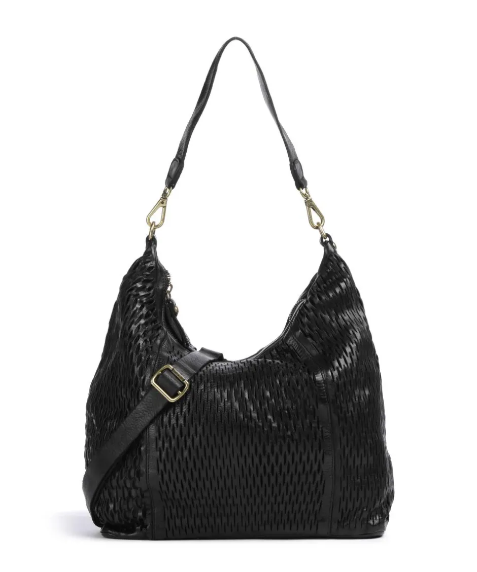 Campomaggi Shoulder Bags|Hobo Bags-Hobo bag grained cow leather