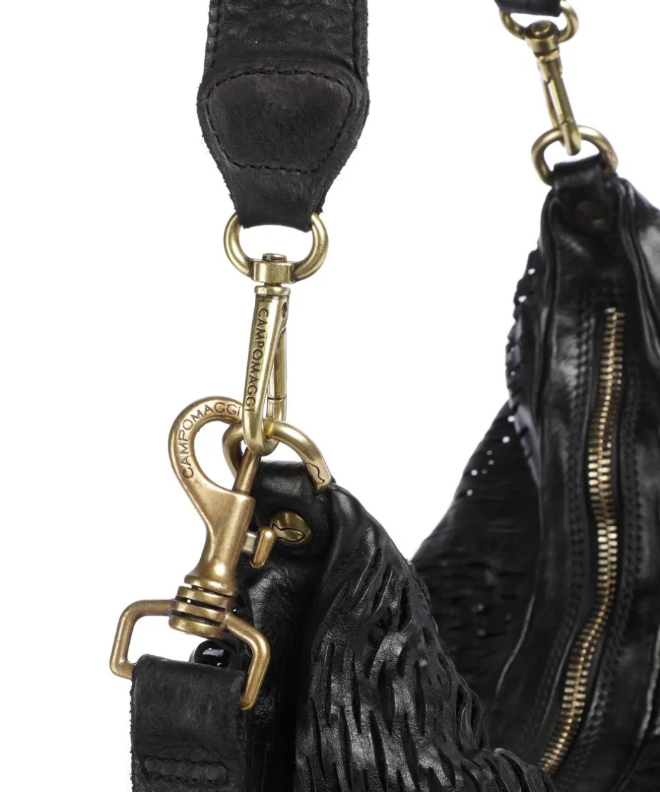 Campomaggi Shoulder Bags|Hobo Bags-Hobo bag grained cow leather