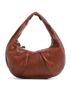 Campomaggi Shoulder Bags|Hobo Bags-Hobo bag grained cow leather