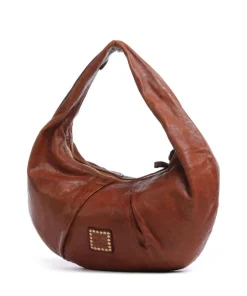 Campomaggi Shoulder Bags|Hobo Bags-Hobo bag grained cow leather