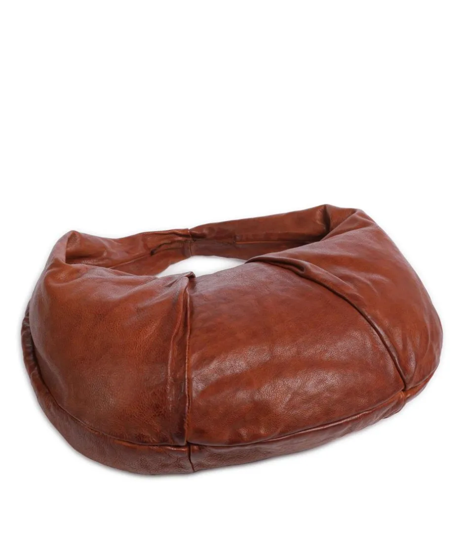 Campomaggi Shoulder Bags|Hobo Bags-Hobo bag grained cow leather