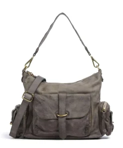 Campomaggi Shoulder Bags|Hobo Bags-Hobo bag grained cow leather