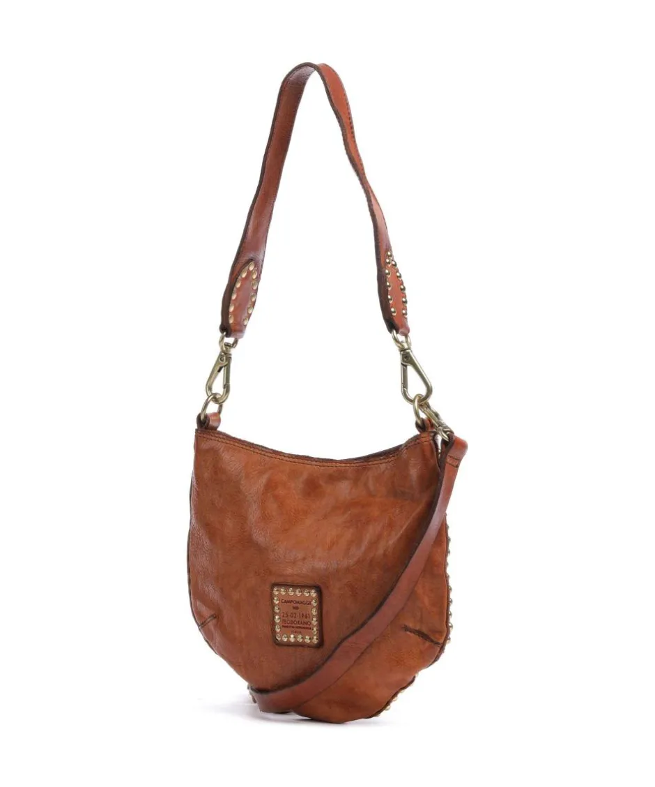 Campomaggi Shoulder Bags|Hobo Bags-Hobo bag grained cow leather