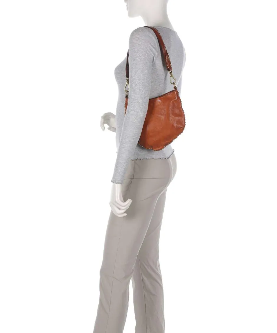Campomaggi Shoulder Bags|Hobo Bags-Hobo bag grained cow leather
