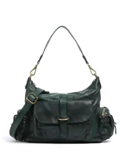 Campomaggi Shoulder Bags|Hobo Bags-Hobo bag grained cow leather