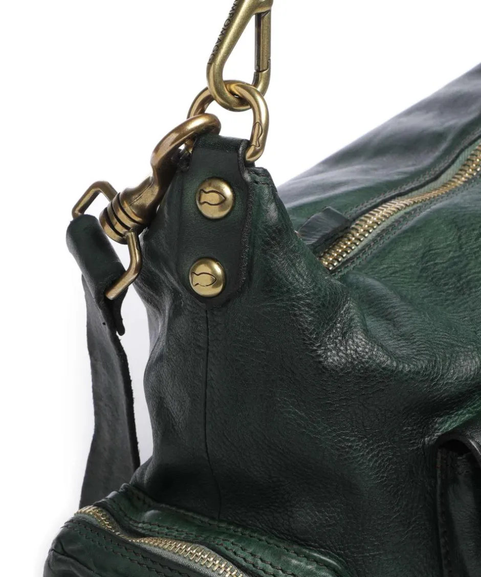 Campomaggi Shoulder Bags|Hobo Bags-Hobo bag grained cow leather