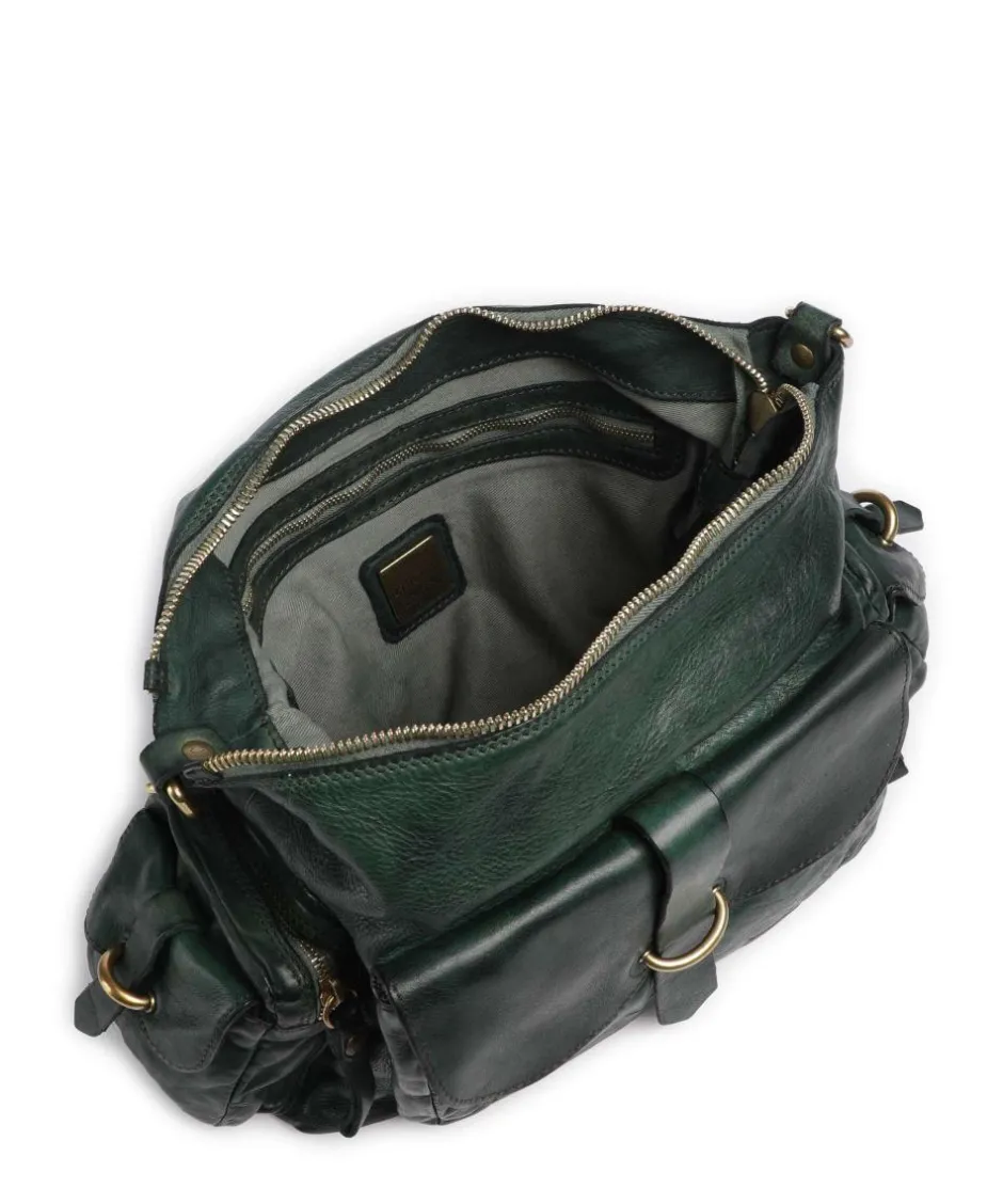 Campomaggi Shoulder Bags|Hobo Bags-Hobo bag grained cow leather