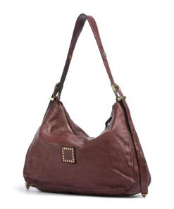 Campomaggi Shoulder Bags|Hobo Bags-Hobo bag grained cow leather