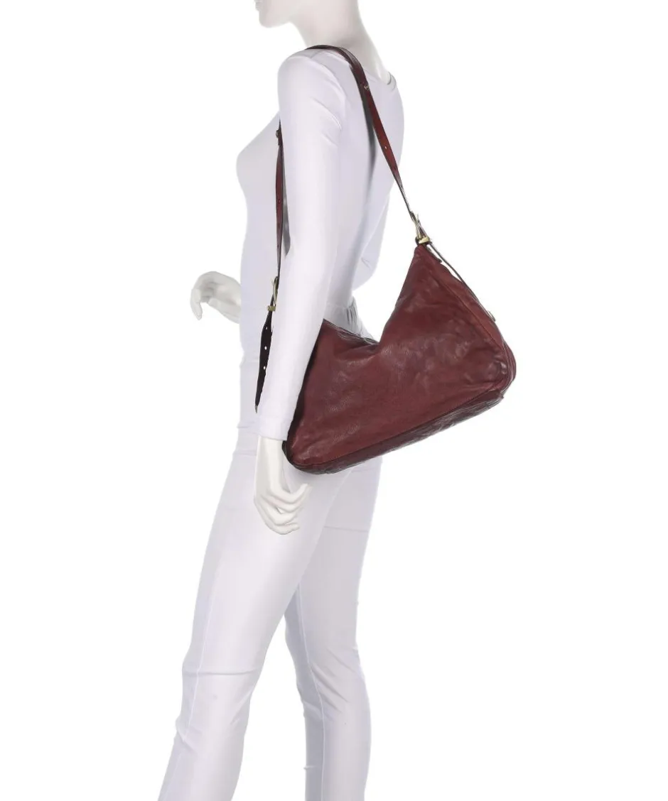 Campomaggi Shoulder Bags|Hobo Bags-Hobo bag grained cow leather