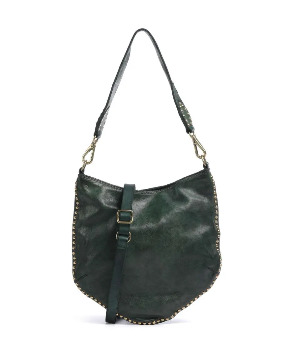 Campomaggi Shoulder Bags|Hobo Bags-Hobo bag grained cow leather
