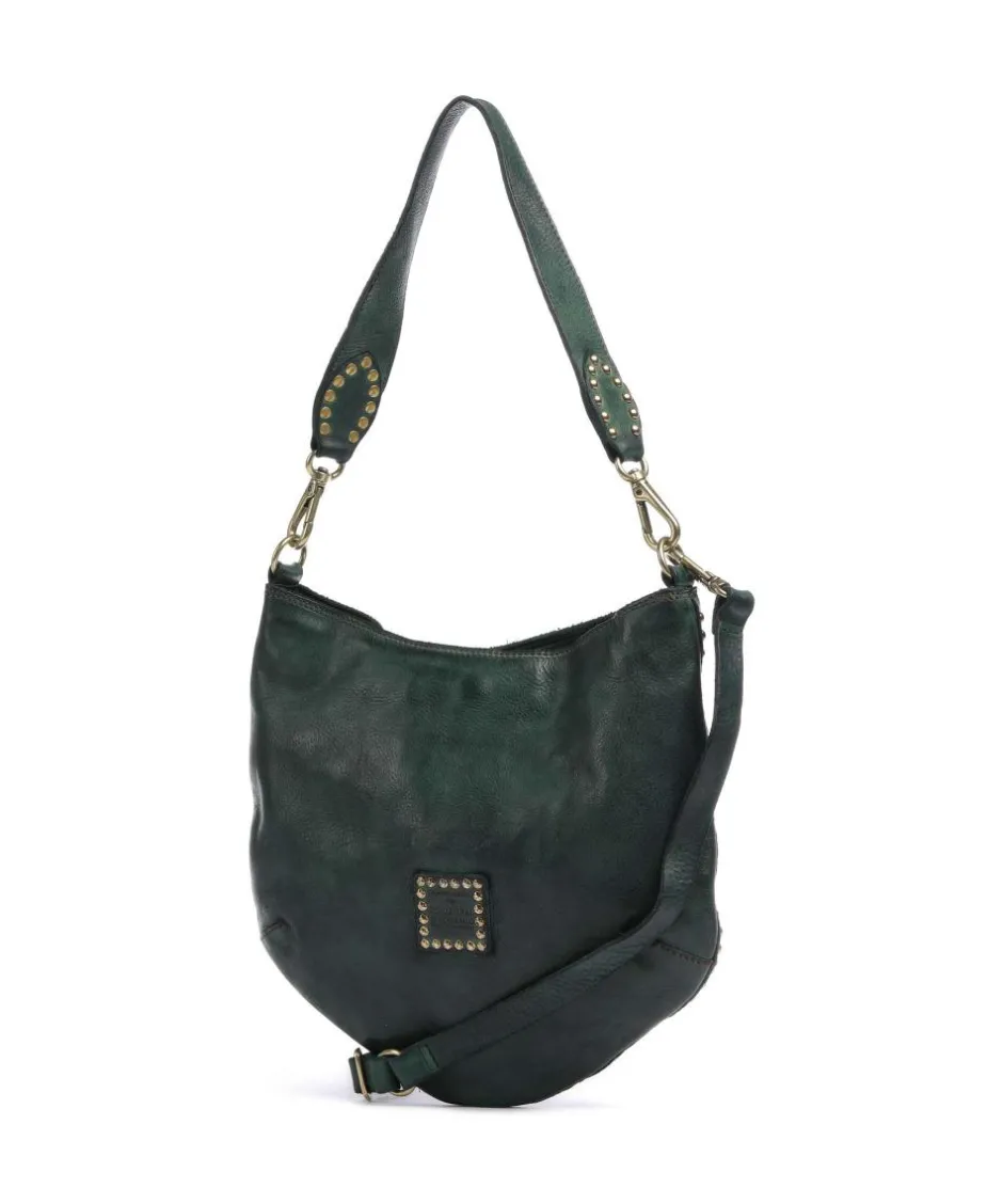 Campomaggi Shoulder Bags|Hobo Bags-Hobo bag grained cow leather