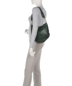 Campomaggi Shoulder Bags|Hobo Bags-Hobo bag grained cow leather