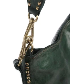 Campomaggi Shoulder Bags|Hobo Bags-Hobo bag grained cow leather
