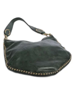 Campomaggi Shoulder Bags|Hobo Bags-Hobo bag grained cow leather