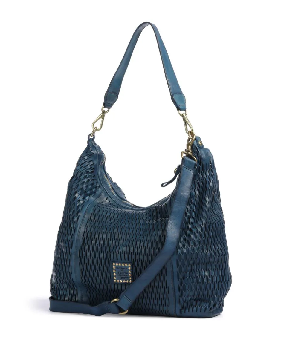 Campomaggi Shoulder Bags|Hobo Bags-Hobo bag grained cow leather