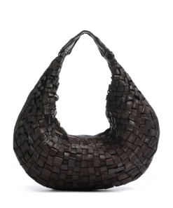 Campomaggi Shoulder Bags|Hobo Bags-Hobo bag grained cow leather