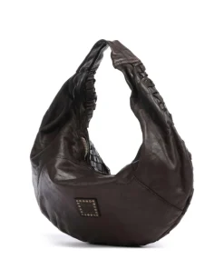 Campomaggi Shoulder Bags|Hobo Bags-Hobo bag grained cow leather