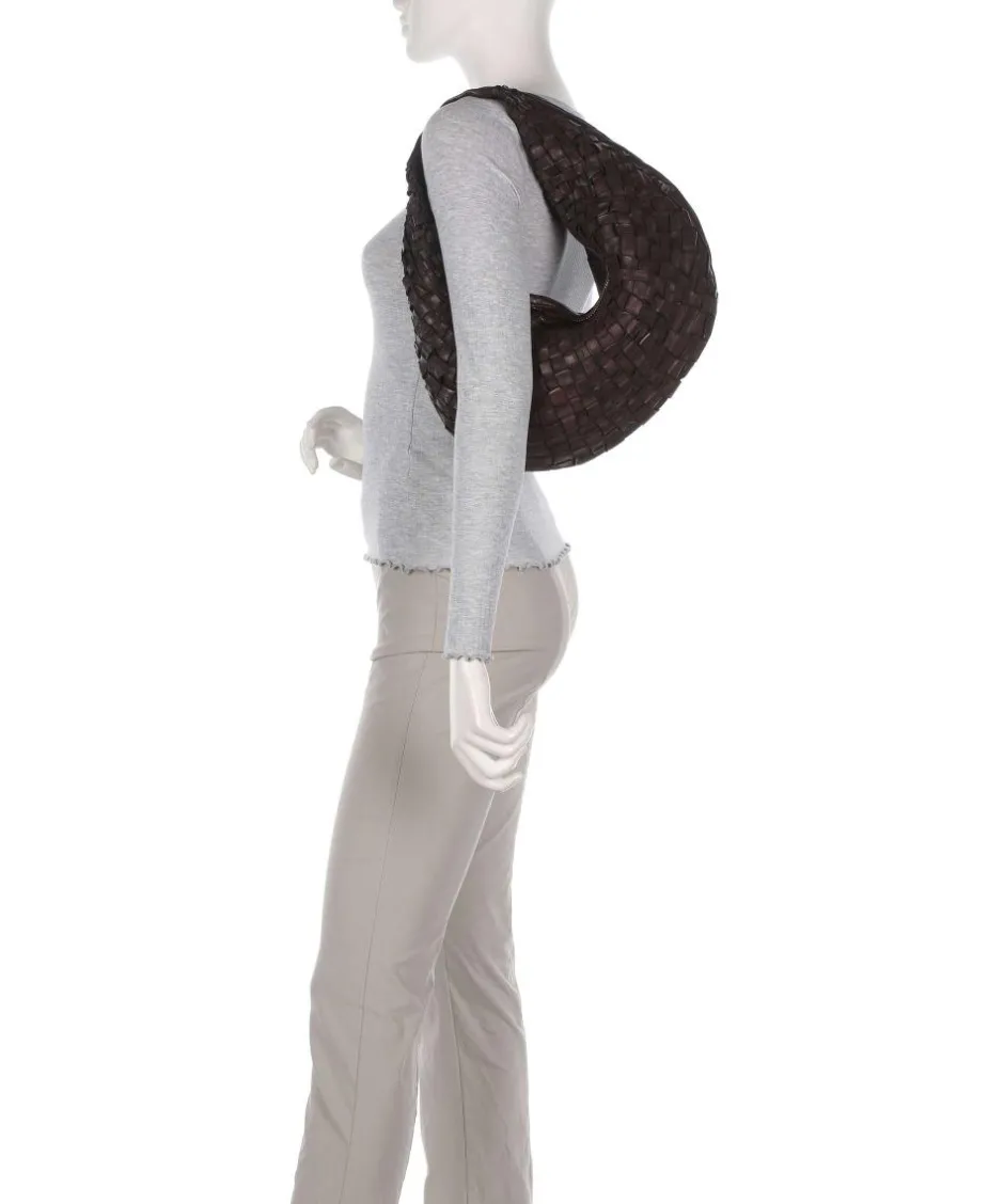 Campomaggi Shoulder Bags|Hobo Bags-Hobo bag grained cow leather