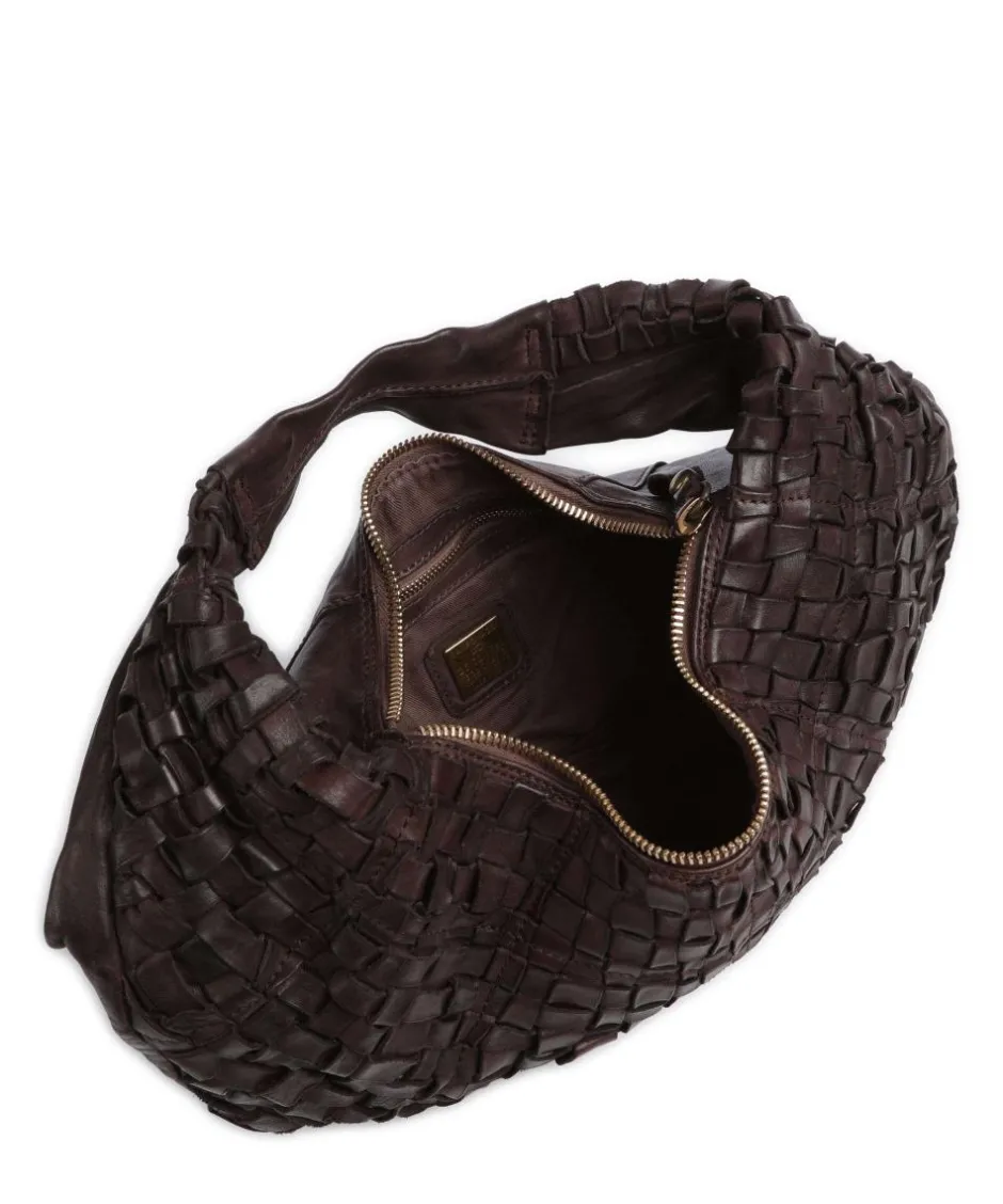 Campomaggi Shoulder Bags|Hobo Bags-Hobo bag grained cow leather