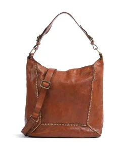 Campomaggi Shoulder Bags|Hobo Bags-Hobo bag grained cow leather