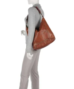 Campomaggi Shoulder Bags|Hobo Bags-Hobo bag grained cow leather