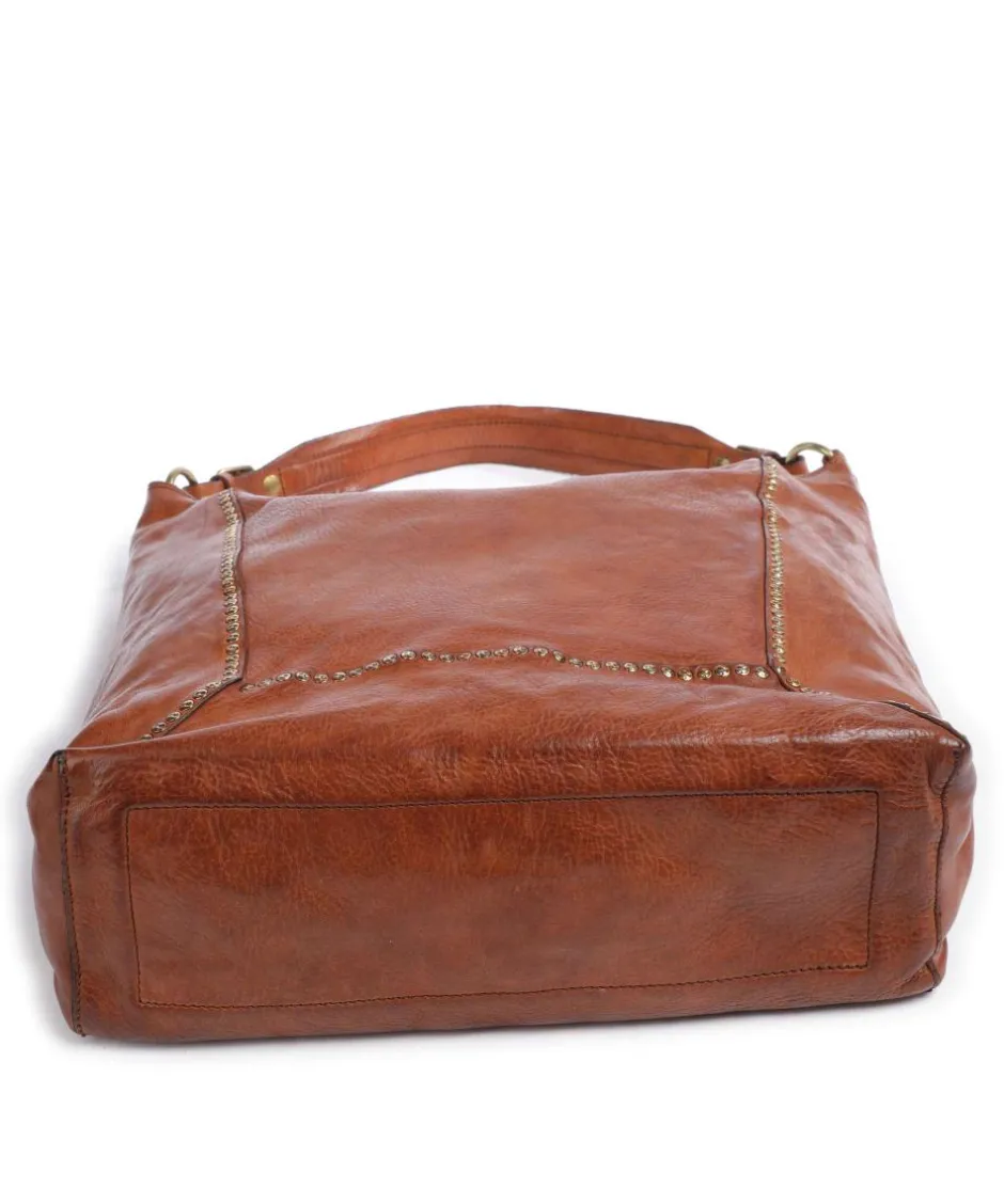 Campomaggi Shoulder Bags|Hobo Bags-Hobo bag grained cow leather