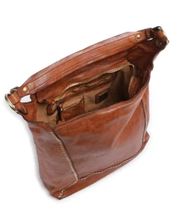 Campomaggi Shoulder Bags|Hobo Bags-Hobo bag grained cow leather