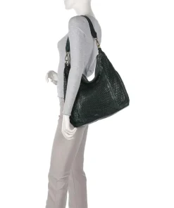 Campomaggi Shoulder Bags|Hobo Bags-Hobo bag grained cow leather