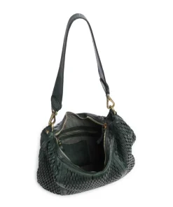 Campomaggi Shoulder Bags|Hobo Bags-Hobo bag grained cow leather