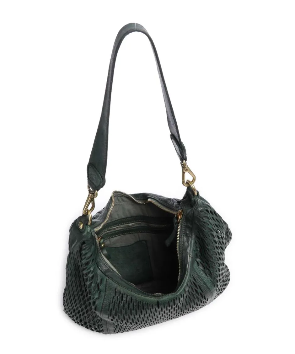 Campomaggi Shoulder Bags|Hobo Bags-Hobo bag grained cow leather