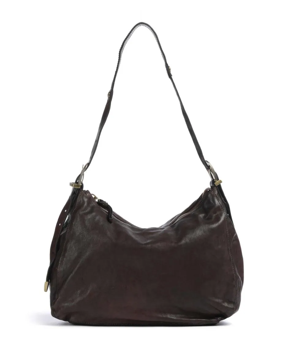 Campomaggi Shoulder Bags|Hobo Bags-Hobo bag grained cow leather