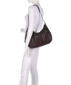 Campomaggi Shoulder Bags|Hobo Bags-Hobo bag grained cow leather