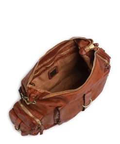 Campomaggi Shoulder Bags|Hobo Bags-Hobo bag grained cow leather