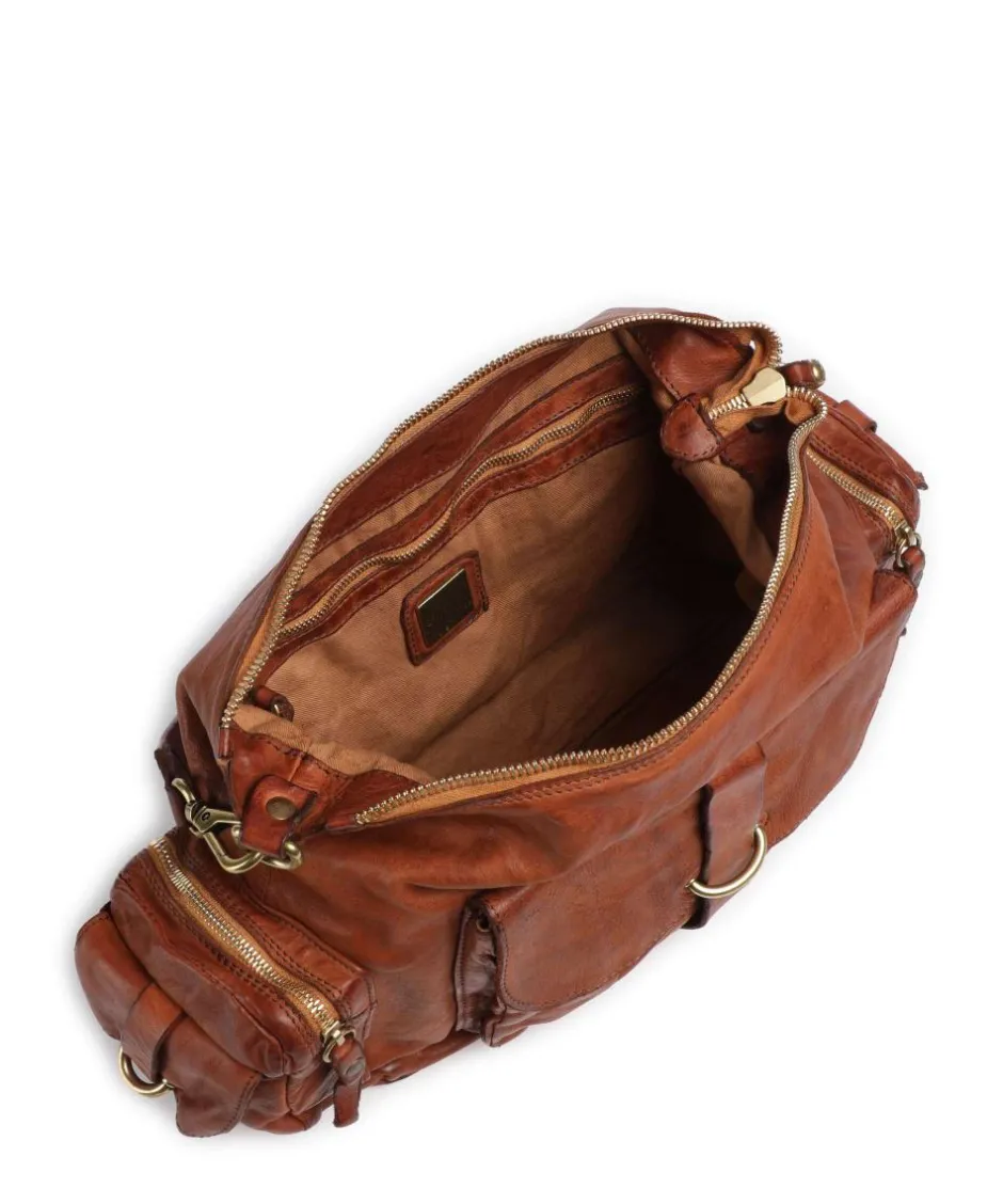 Campomaggi Shoulder Bags|Hobo Bags-Hobo bag grained cow leather