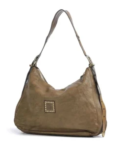 Campomaggi Shoulder Bags|Hobo Bags-Hobo bag grained cow leather