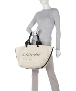 Karl Lagerfeld Tote Bags-Hotel Karl Tote bag canvas